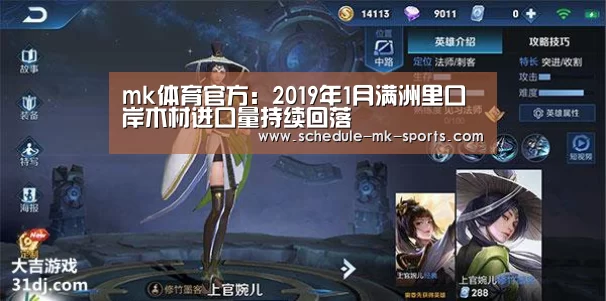 mk体育官方:2019年1月满洲里口岸木材进口量持续回落(图2) mk体育